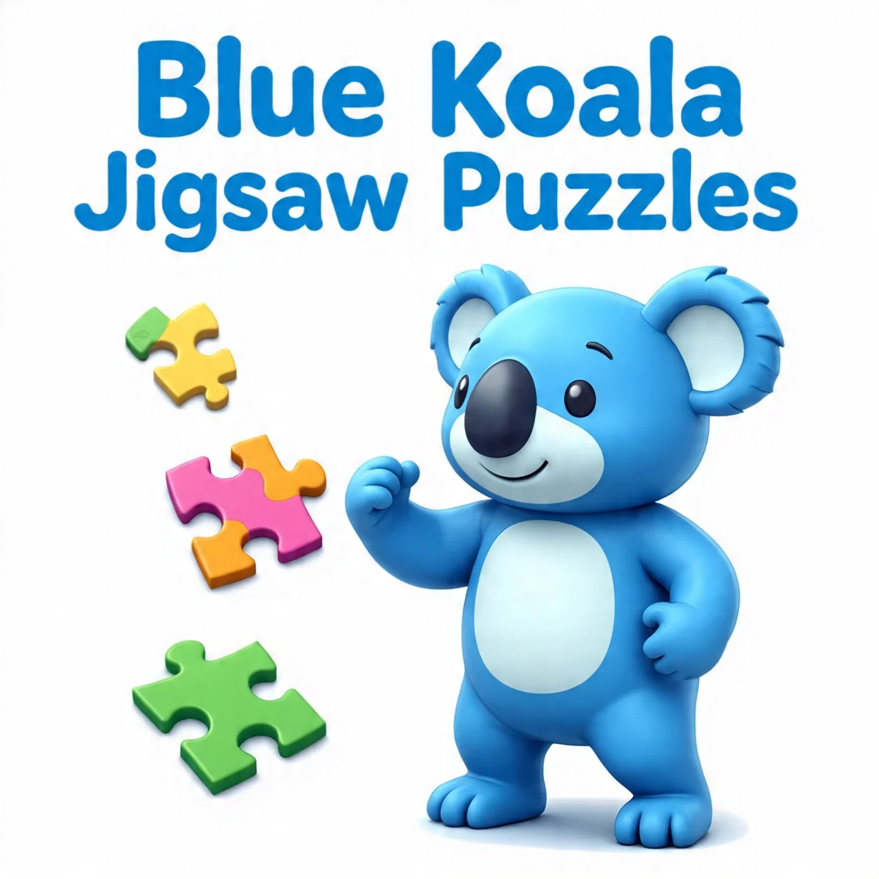 Blue Koala Jigsaw Puzzles